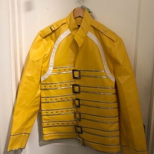 Freddie Mercury Costume Concert Yellow Jacket